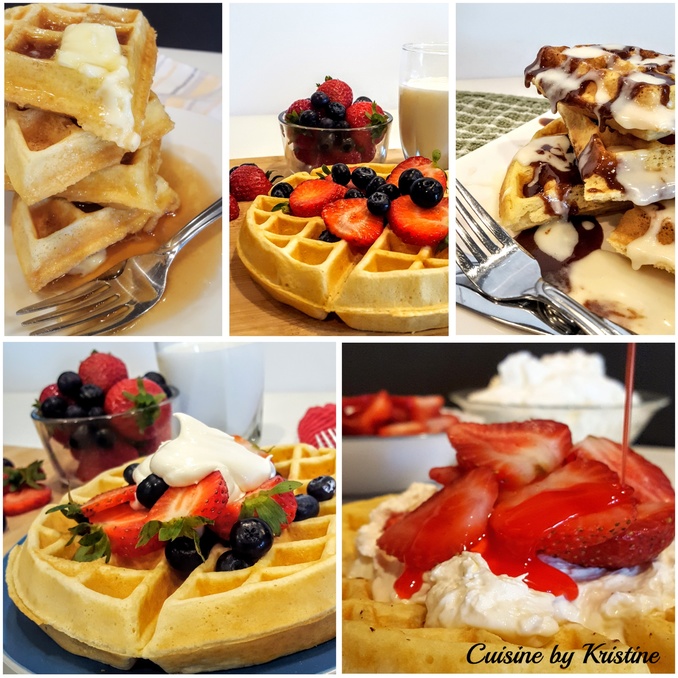 Lowfat Belgian Waffles – CuisineByKristine